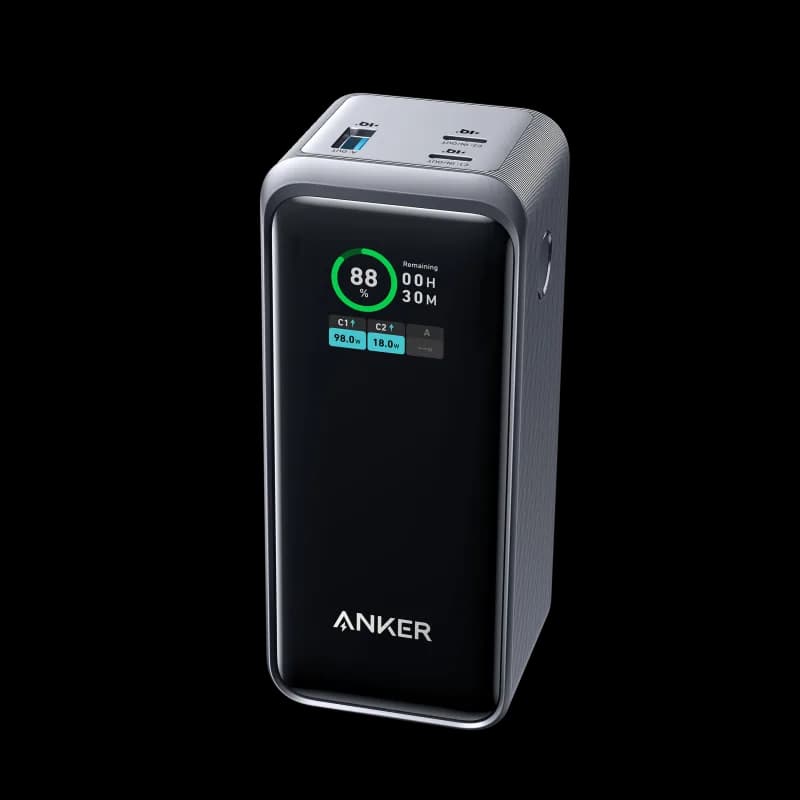 Acumulator extern Anker Prime 20000 mAh 200W negru