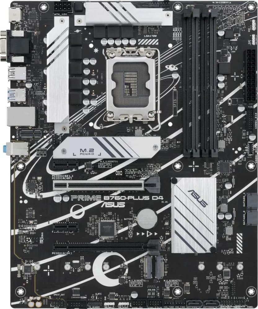 Placa de baza ASUS PRIME B760-PLUS, Socket 1700, DDR5, ATX — miniatură