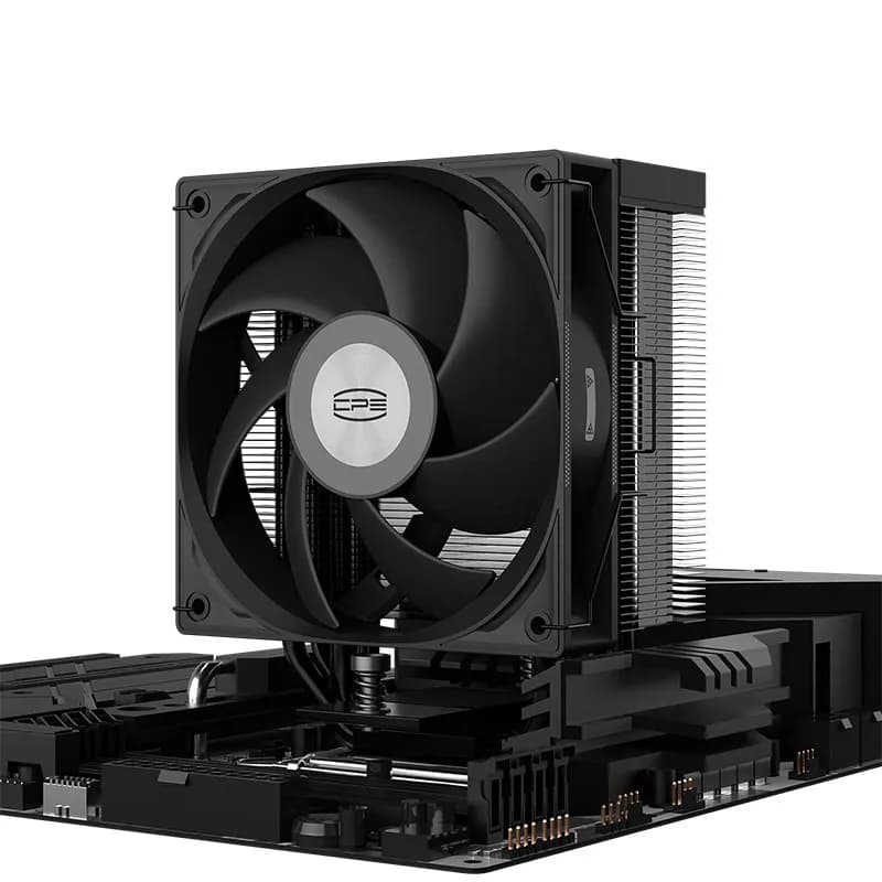 Cooler PCCooler "RT500 TC", skt. Intel si AMD, racire aer, vent 120mm,500 - 2200 rpm, 5 heatpipes, inaltime 155mm, negru, "RT500 TC BK" — miniatură