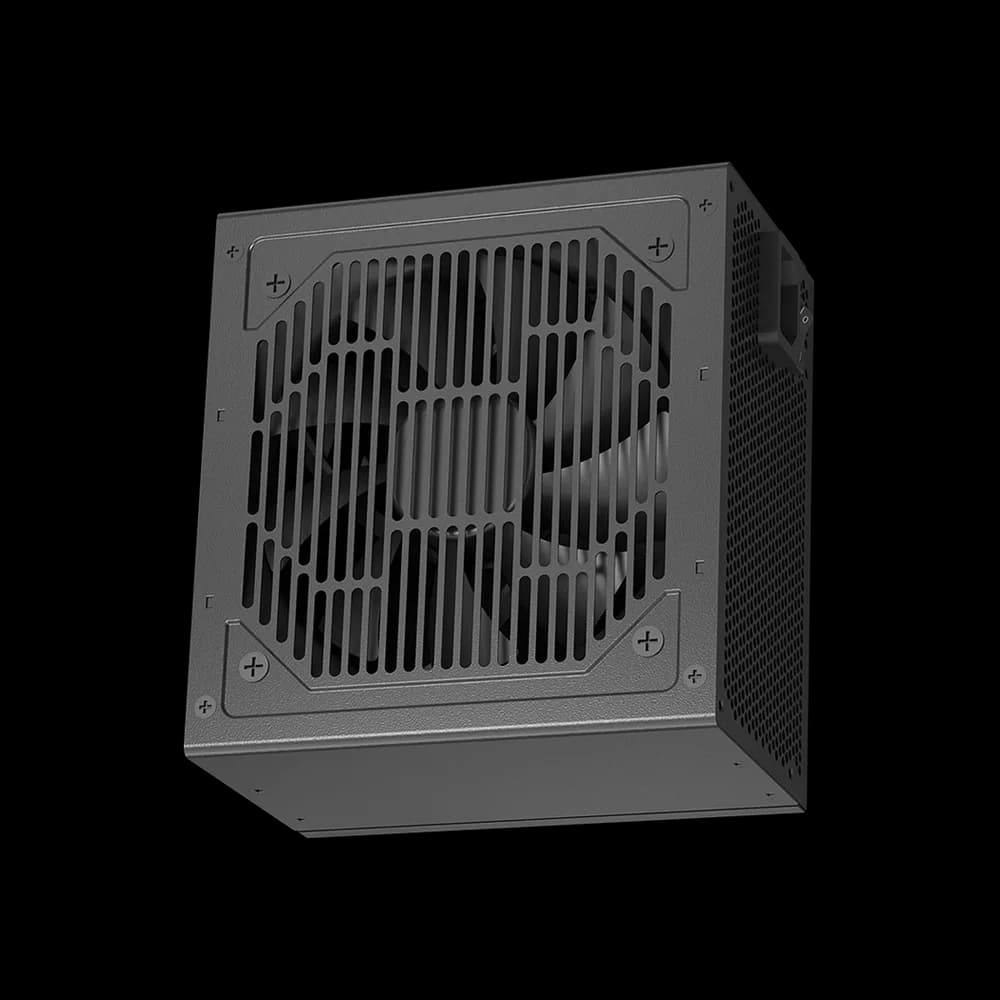 Sursa PCCooler "KF750", 750W, certificare 80 Plus White, non-modular, fan 120mm, negru, "P3-F750-W1H" — miniatură
