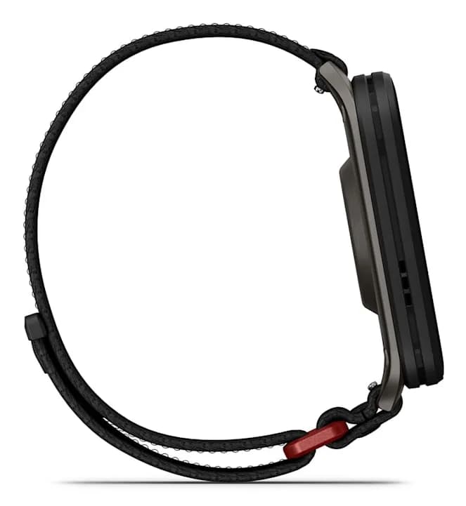 Smartwatch Venu X1 Black with Slate Titanium Caseback and Black ComfortFit Nylon Band "010-02980-02" — miniatură