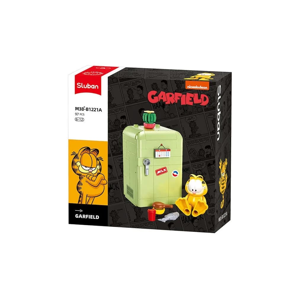Set de constructie, 6 modele/display, Garfield - Sluban — miniatură