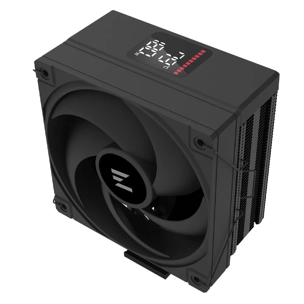COOLER Zalman "CNPS9X ECO DS" skt. Intel si AMD, racire cu aer, vent. 120mm, 600 - 2100 RPM, 4 heatpipes, inaltime 155mm, afisaj digital,"CNPS9X ECO DS" — miniatură