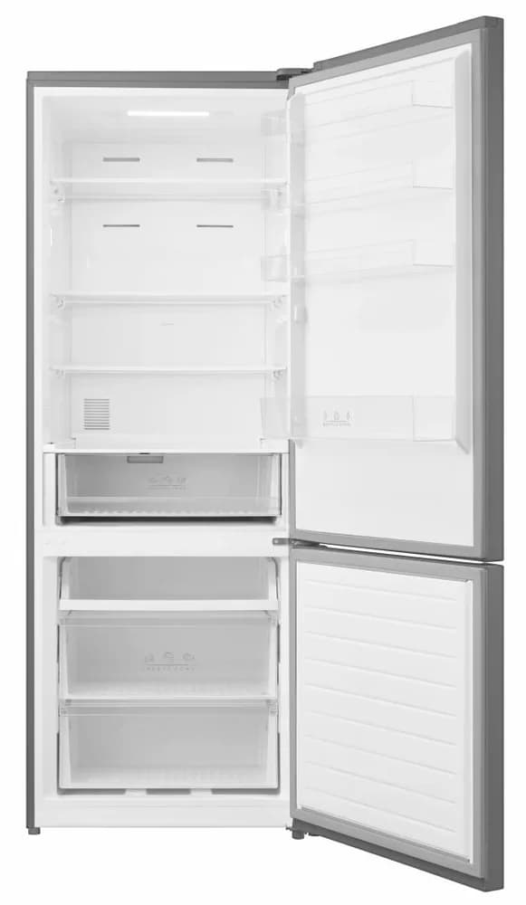 Combina frigorifica HEINNER HCNF-M435INVXE++, No Frost, 435 l, Clasa E, Compresor inverter, Aspect inox — miniatură