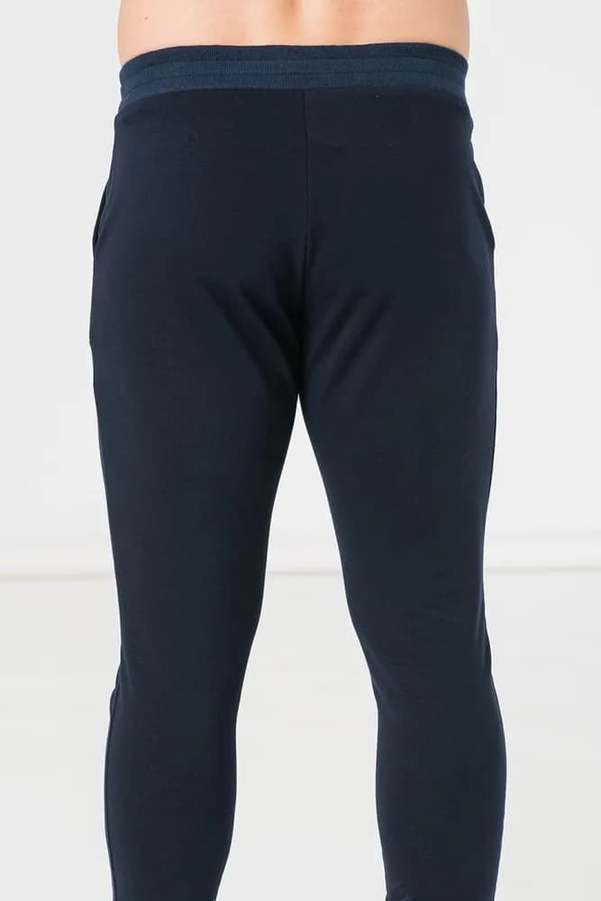 PANTALON COTON CASUAL BARBATI NAVY-L — miniatură