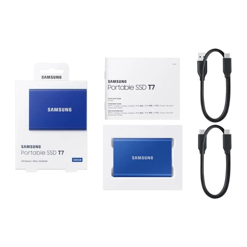 SSD Extern Samsung 1TB USB 3.1 Blue — miniatură