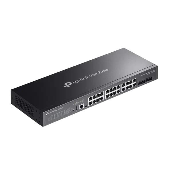 Switch Managed L3 TP-Link, 24× Gigabit RJ45 ports si 4× 10 Gbps SFP+, 1× USB 2.0 Port, fanless, metalic "SG5428X" — miniatură