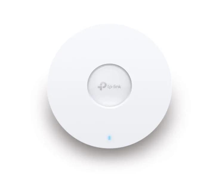 "AX5400 Ceiling Mount Dual-Band Wi-Fi 6 Access Point PORT: 1×2.5 Gigabit RJ45 Port SPEED:574Mbps at 2.4 GHz + 4804 Mbps at 5 GHz FEATURE: 802.3at POE and 12V DC, 6×Internal Antennas, MU-MIMO, 160MHz Supported, Seamless Roaming, Band Steering, Beamforming, Load Balance, Airtime Fairness, Centralized