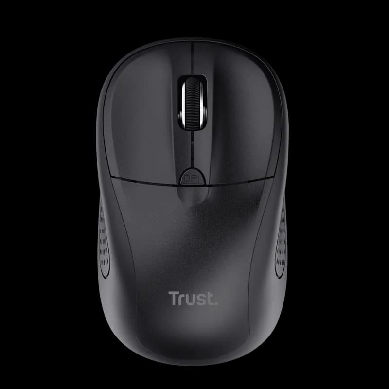 Mouse Wireless Trust Primo, 1600 dpi, Negru