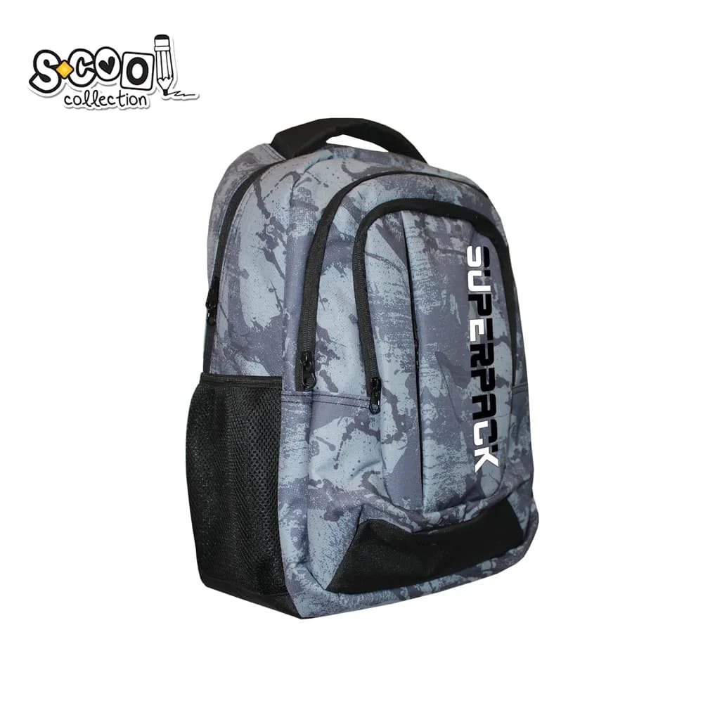 Ghiozdan compartiment laptop, SUPERPACK, 47x33x23 cm - S-COOL — miniatură