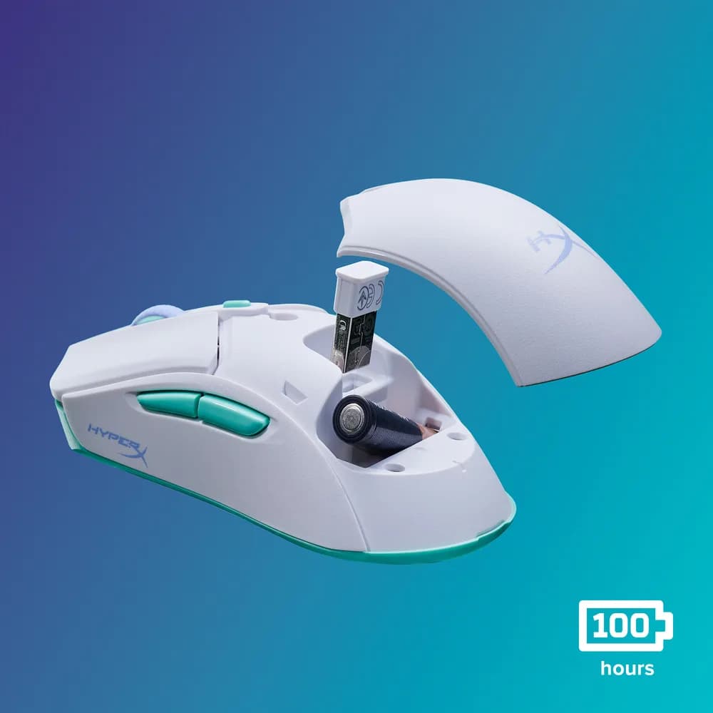 HyperX Pulsefire Haste Core 2 WS, alb"8R2E7AA" — miniatură