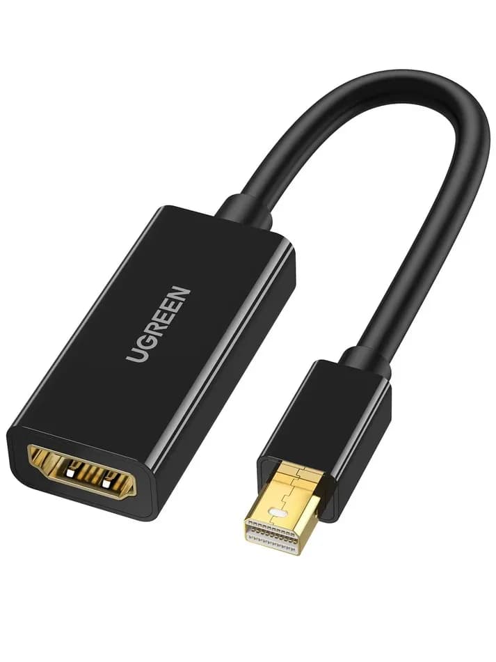 CABLU video Ugreen, "MD112" mini DP (T) la HDMI (M), 4K la 30Hz, lungime 0.25m, negru "40360" - 6957303843602