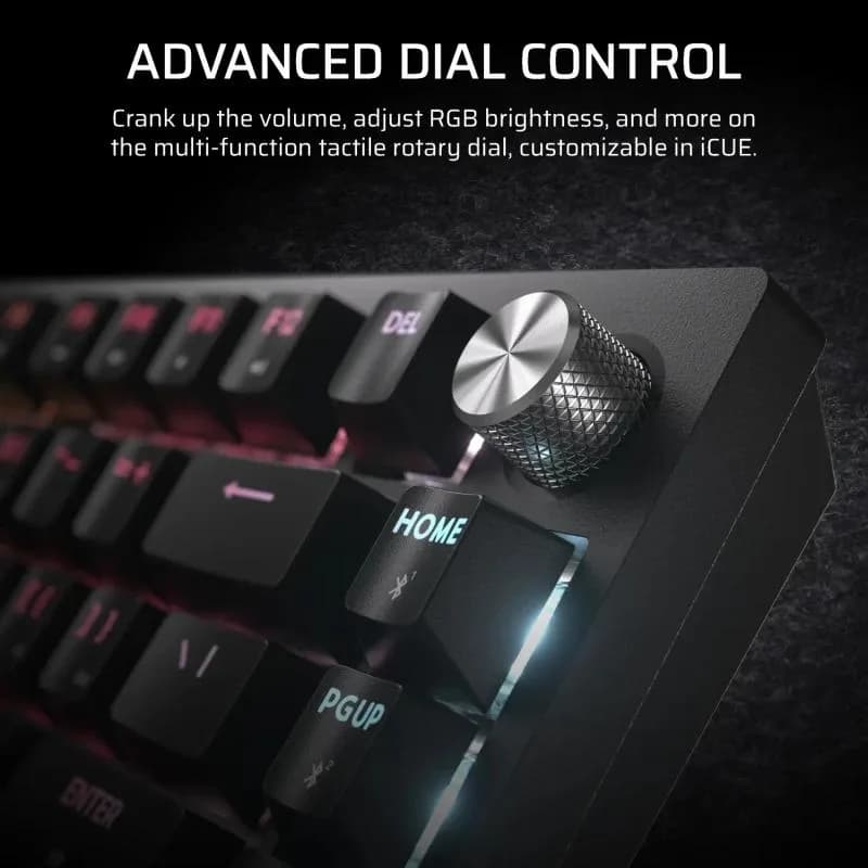 Tastatura Mecanica Gaming CORSAIR K65, USB, negru — miniatură