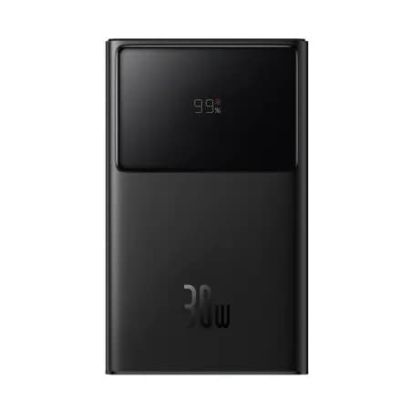 POWER BANK Baseus Star-Lord Digital, display, capacitate 10000mAh, 30W, 2 x USB; 1 x USB Type-C, total 5V/3A, negru, "P10022907113-00" - 6932172634933