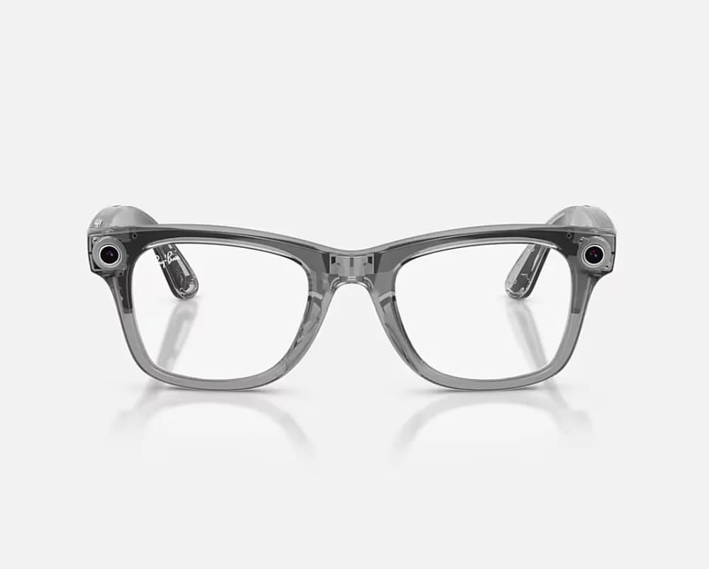 Ray-Ban Meta Wayfarer Gen 2 High Bridge FIT Transparent Grey Clear/Sapphire Transitions 50 — miniatură