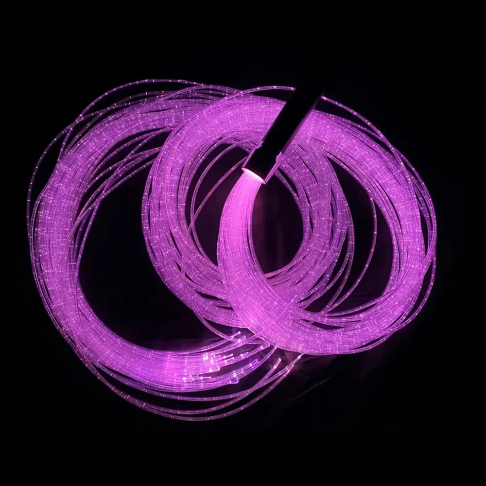 Baghetă cu fibră optică și fire luminoase, 1,5 m — miniatură
