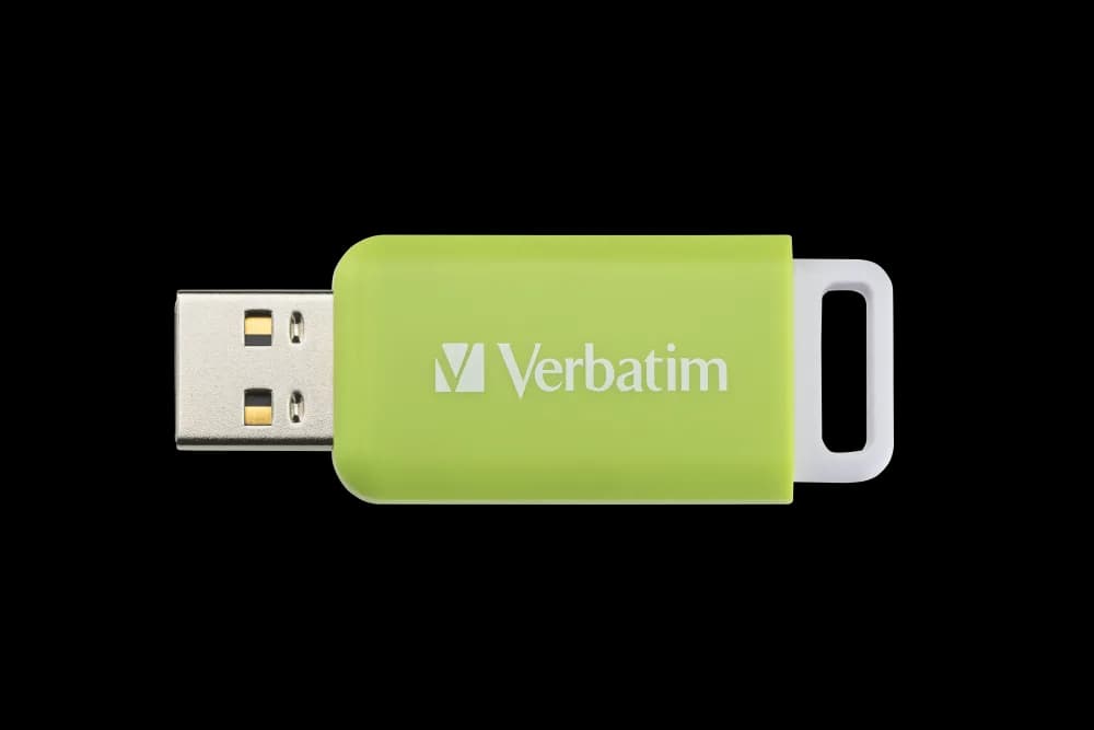 MEMORIE USB VERBATIM DATABAR 32GB USB 2.0 VERDE "49454" — miniatură