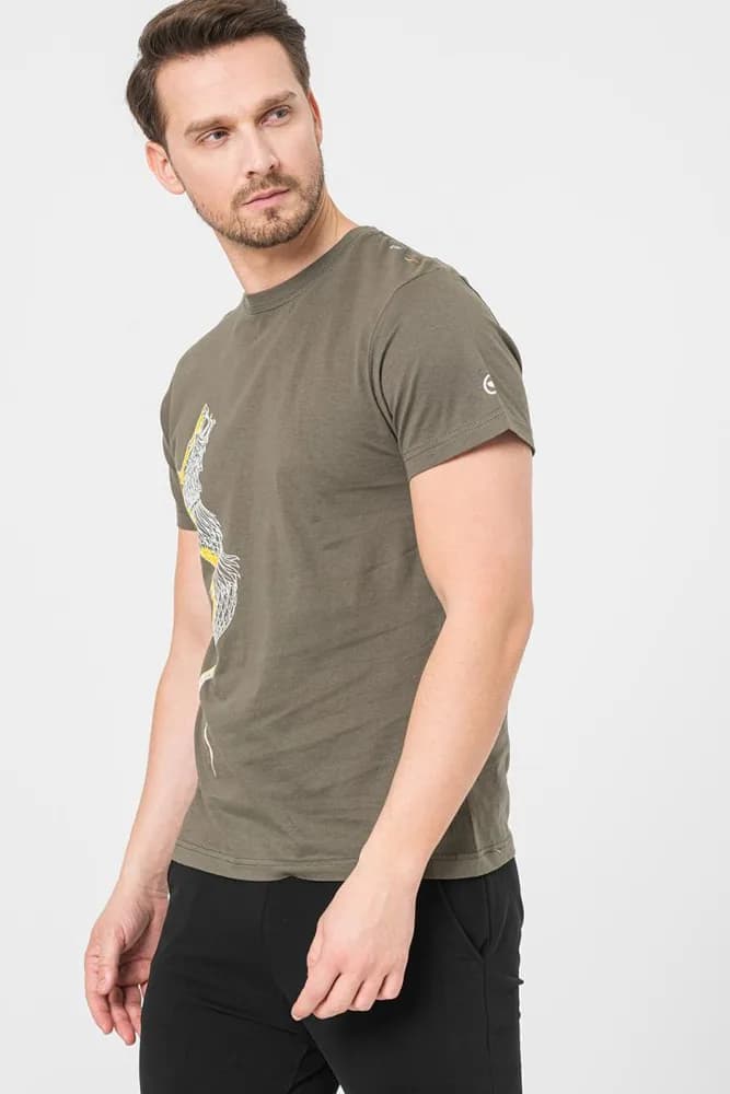 TRICOU CASUAL DRACON BARBATI GRAY-S — miniatură