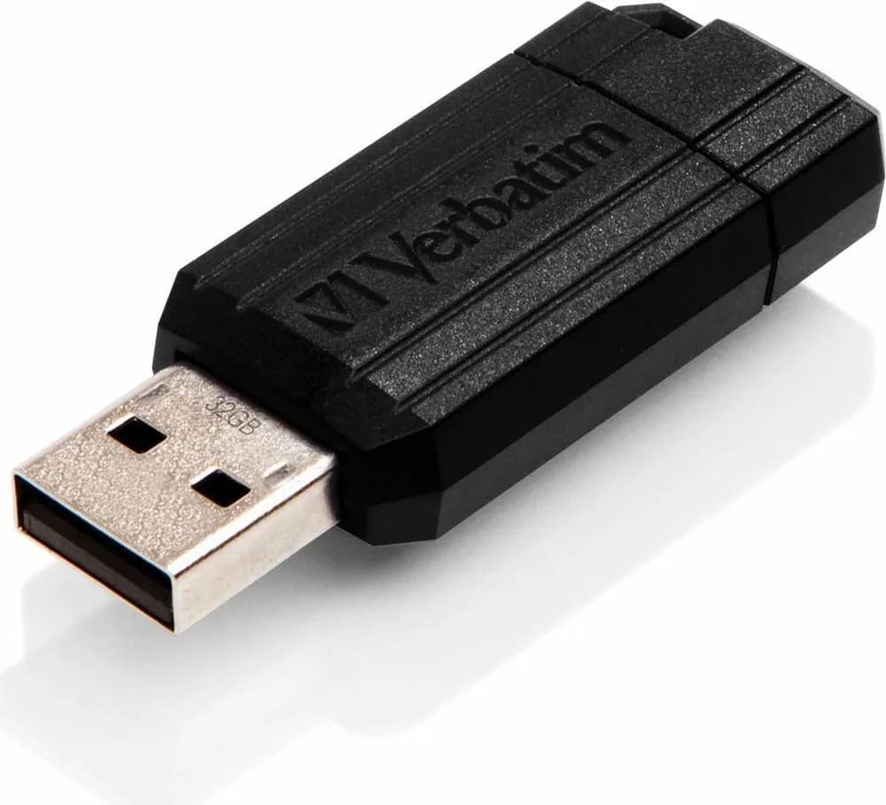 MEMORIE USB VERBATIM PINSTRIPE 32GB, USB 2.0, NEGRU "49064"