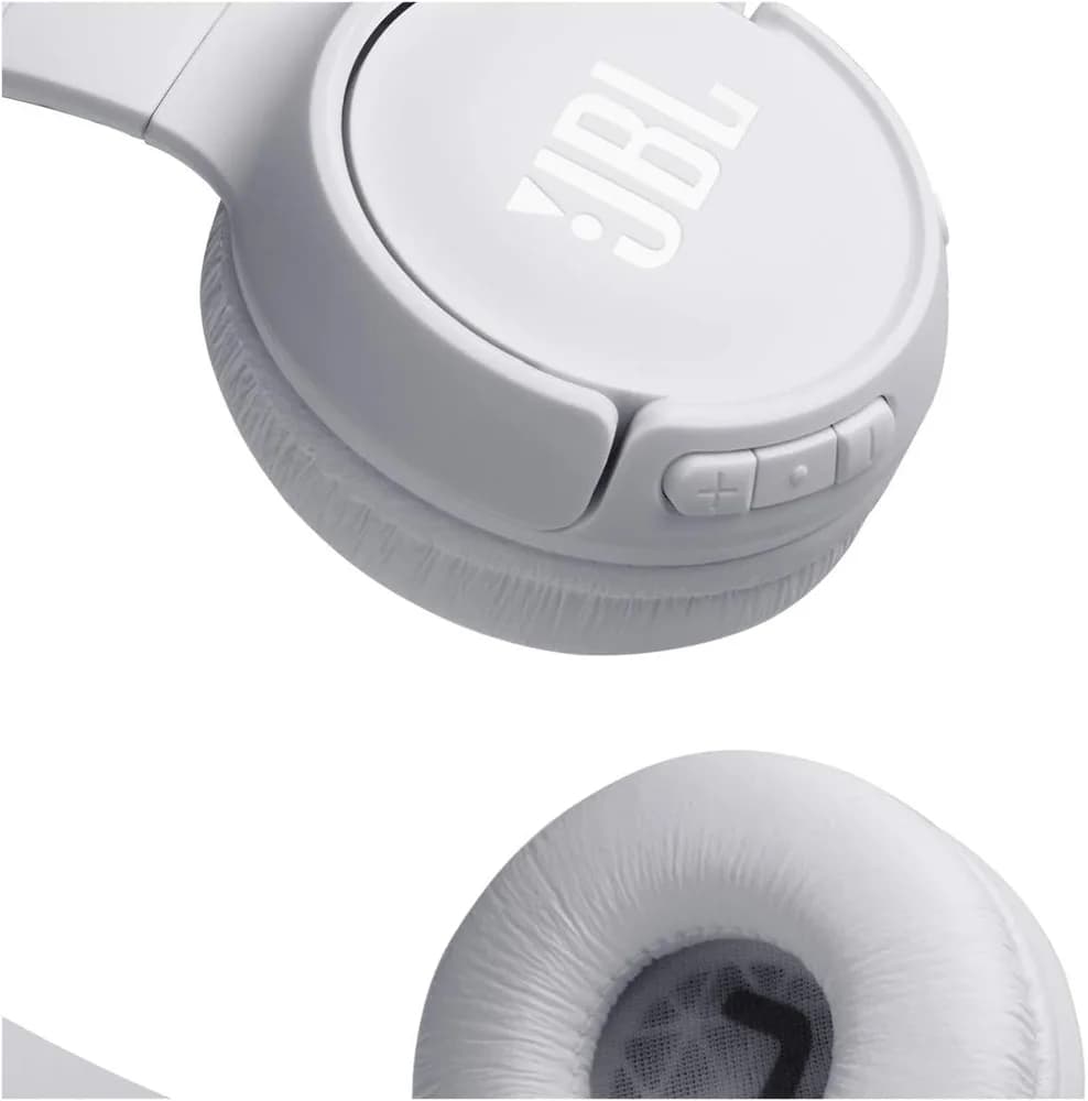 Casti Tune 500 On Ear White "JBLT500WHT" — miniatură