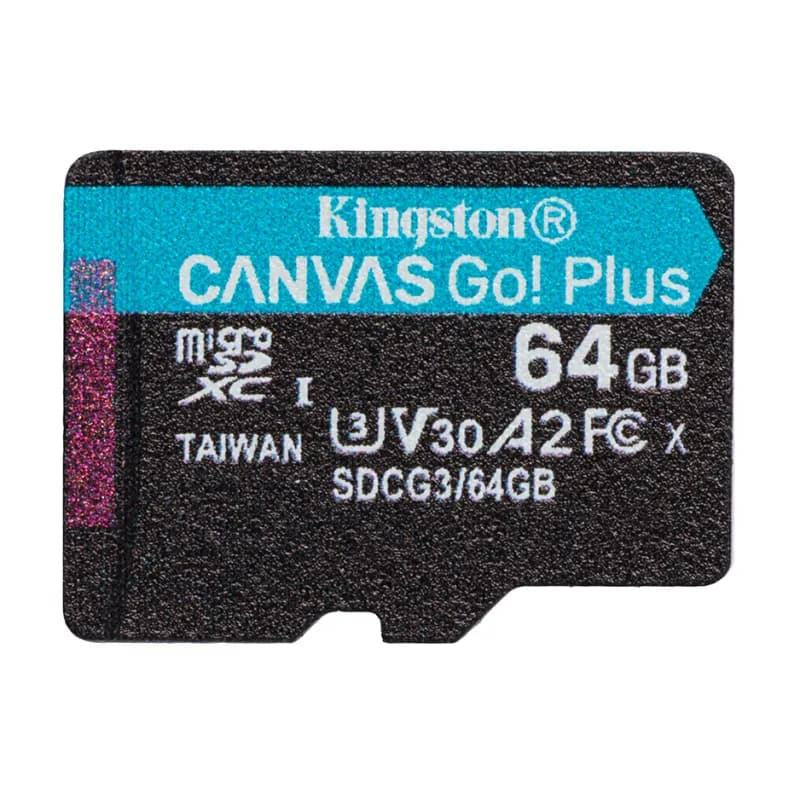 CARD SD KINGSTON 64GB MICROSDXC CLASA10 UHS-I U3 SDCG3/64GBSP — miniatură