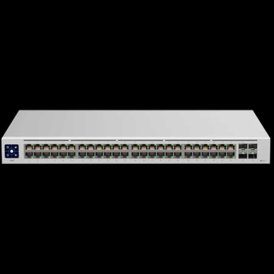 SWITCH. Ubiquiti UniFi Switch 48 is a fully managed Layer 2 switch with (48) Gigabit Ethernet ports and (4) 1G SFP ports for fiber connectivity "USW-48"
