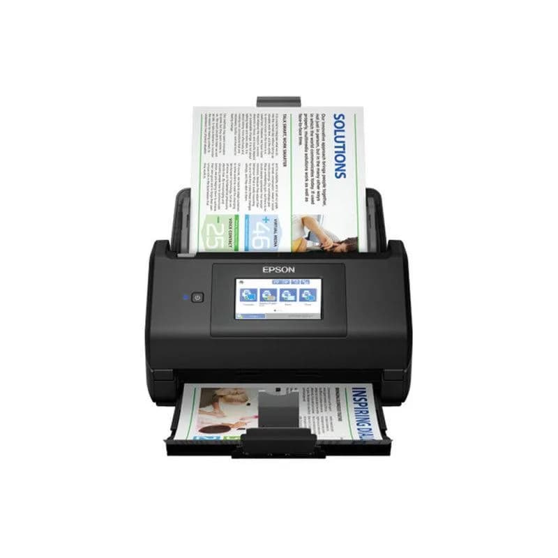 Scanner Portabil  EPSON ES-580W, A4, Viteza de scanare duplex: 35ppm/70ipm, Optiuni: , Conectivitate:USB|WiFi, Scanare ambele fete:Da, ADF:100coli, (Timbru  Verde11Lei) "B11B258401"(RAPO)