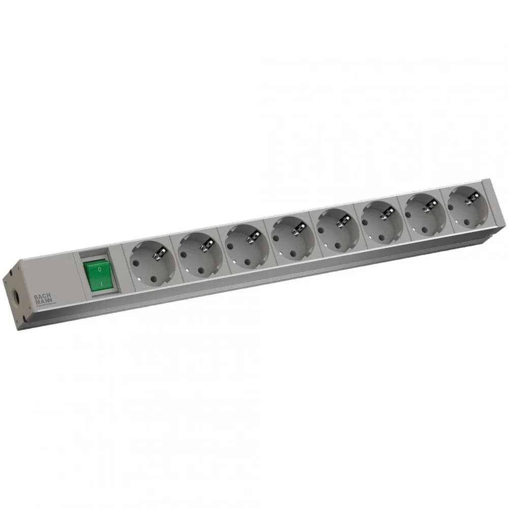 PRELUNGITOR BACHMANN PDU 19" 1HE 8SCHUKO "BM-333.400"