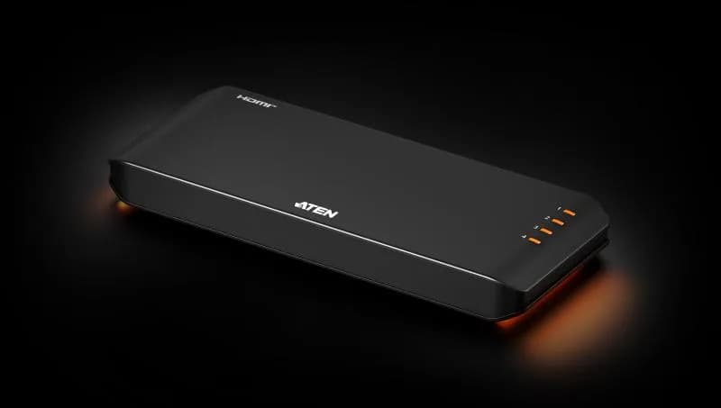 Splitter Aten True 4K HDMI, numar porturi: 4, max. data rate 18 Gbps (6 Gbps Per Lane), rata de refresh 600 MHz, distanta maxima 3m at 3840x2160 @ 60Hz (4:4:4)