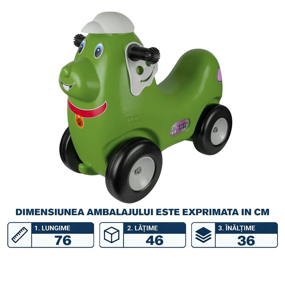 Catel cu roti, verde - ROBENTOYS — miniatură