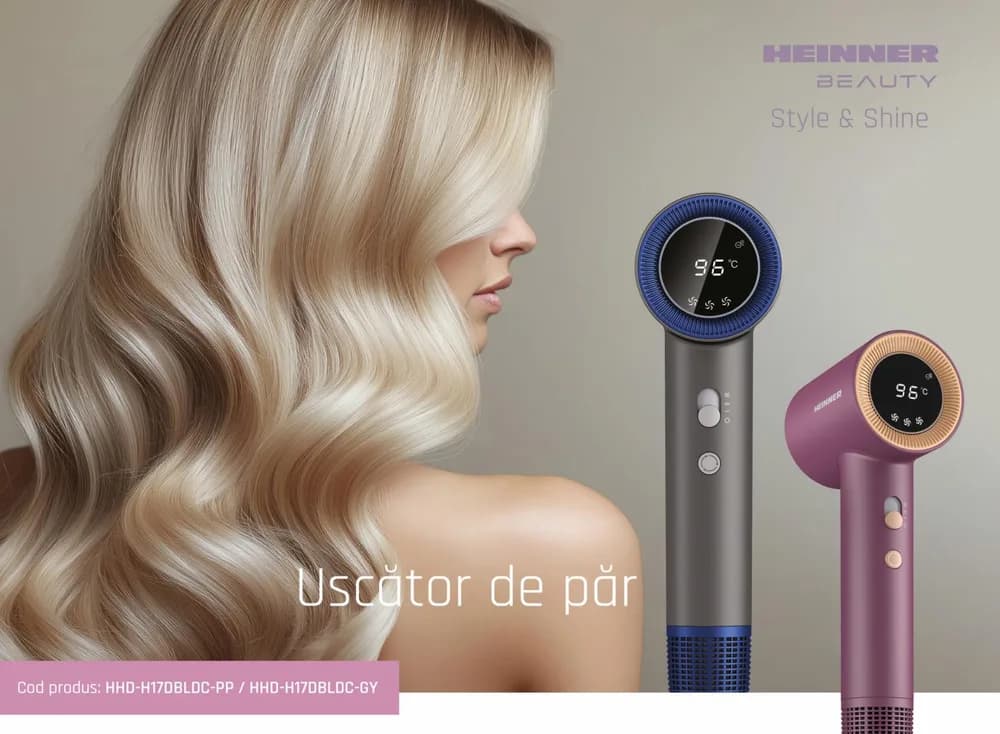 USCATOR DE PAR PROFESIONAL HEINNER HHD-H17DBLDC-PP — miniatură