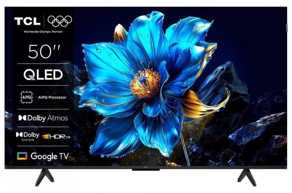 Televizor TCL QLED 50P71K, 126 cm, Smart Google TV, 4K
