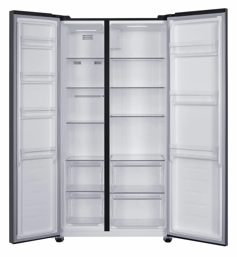 Side by Side HEINNER HSBS-HM442NFINVDGE++, No Frost, 442 L, Clasa E, Gri antracit texturat — miniatură