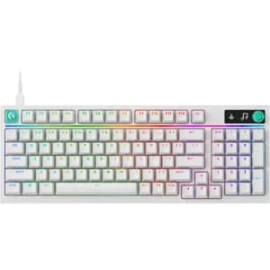 LOGITECH G316 X 98 Wired Gaming Keyboard - WHITE - US INTL - USB - EMEA28i - 935 - TACTILE "920-014231"