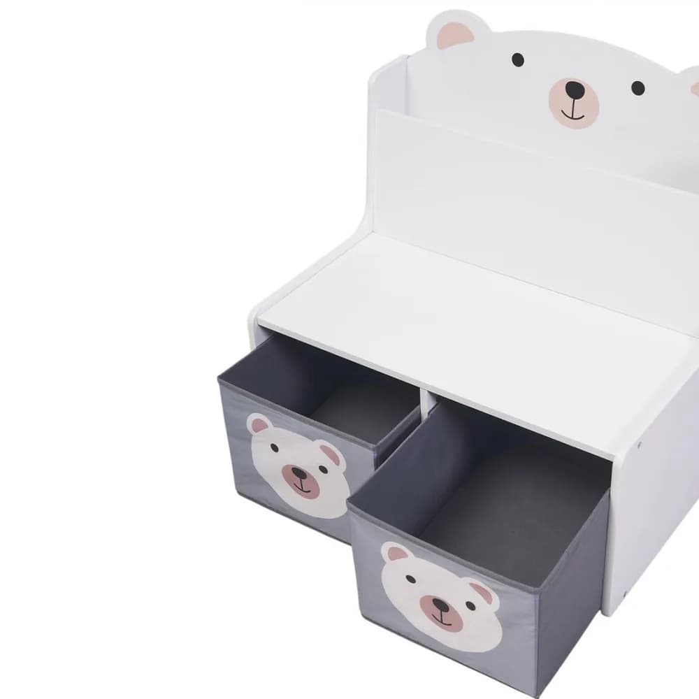 Bancuta cu spatiu de depozitare jucarii si carti Bear, U-Grow — miniatură