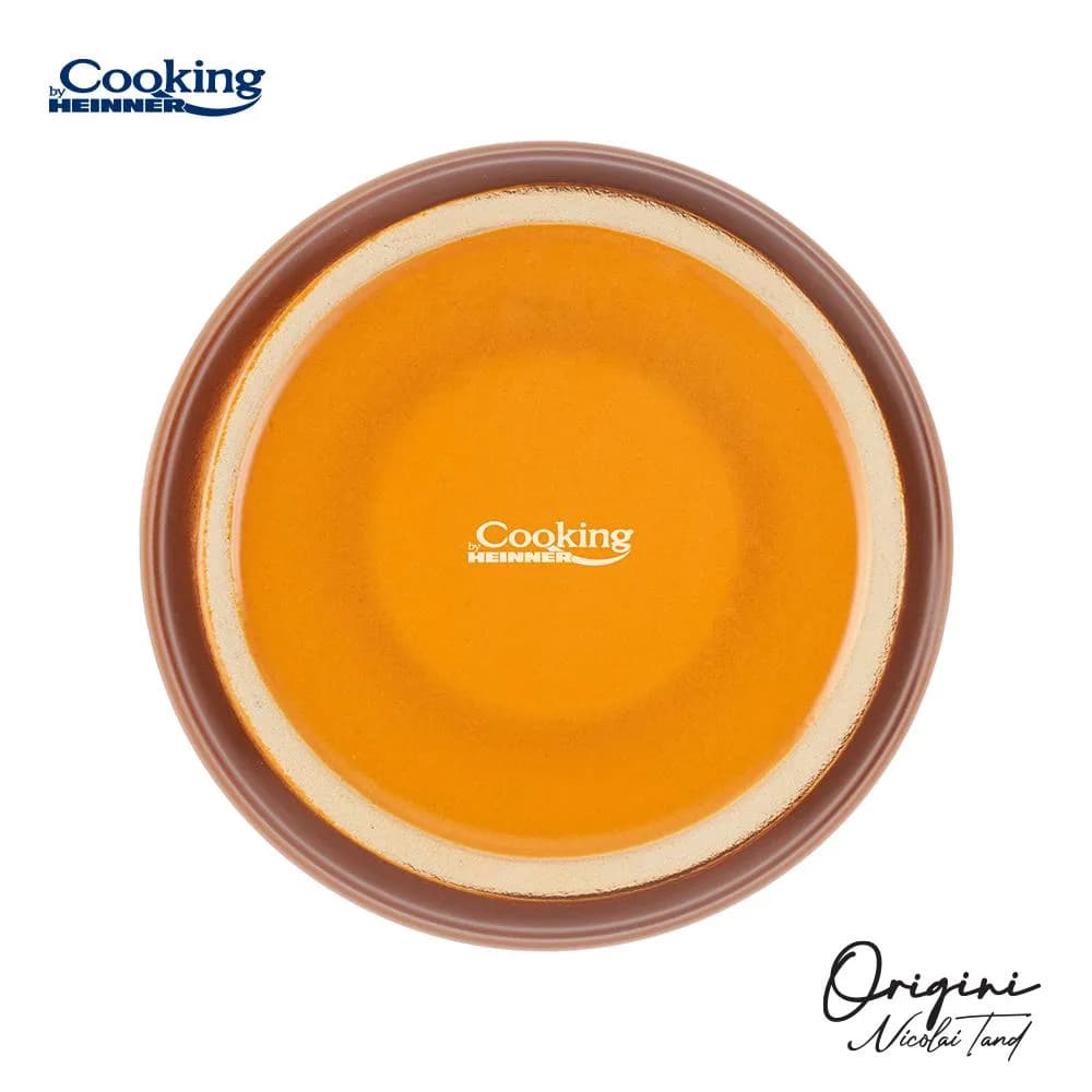 OALA CERAMICA CU CAPAC, 14.5x16 CM, 3 L, NICOLAI TAND, ORIGINI, COOKING BY HEINNER — miniatură