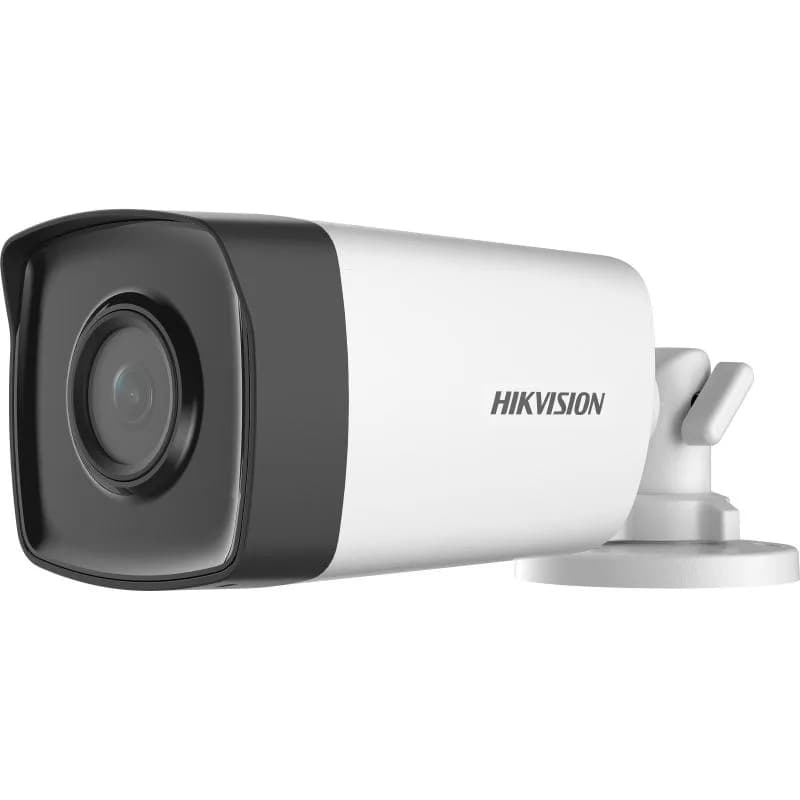 Camera supraveghere Hikvision Turbo HD bullet DS-2CE17D0T-IT3F(2.8mm) (C),2MP, senzor CMOS, rezolutie: 1920 × 1080@30fps, iluminare: 0.01 Lux @(F1.2, AGC ON), 0 Lux with IR, lentila fixa: 2.8 mm, unghi vizualizare: horizontal FOV: 106.4°, vertical FOV: 57.9°, diagonal FOV: 124.6°,distanta IR