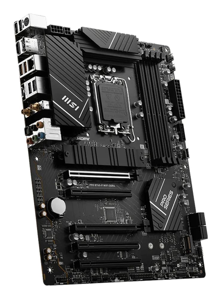 Placa de baza PRO B760-P WiFi DDR4, Intel B760, Socket 1700, ATX "7D98-001R" — miniatură