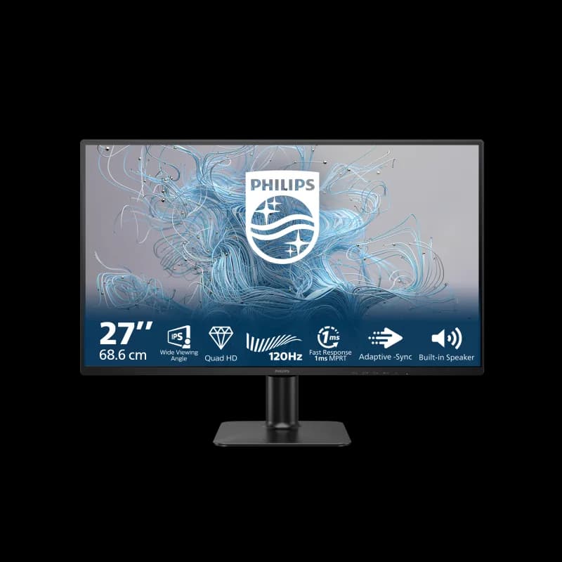 Monitor Consumer Philips 27E2N2500/00, 27", 2560 x 1440 pixeli, Black