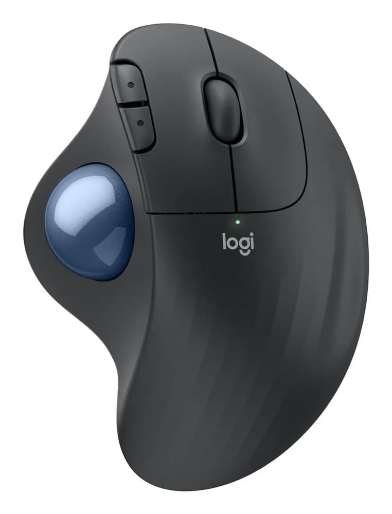 LOGITECH ERGO M575S Wireless Trackball - GRAPHITE+BLUE BALL - BT - EMEA28-935"910-007029"