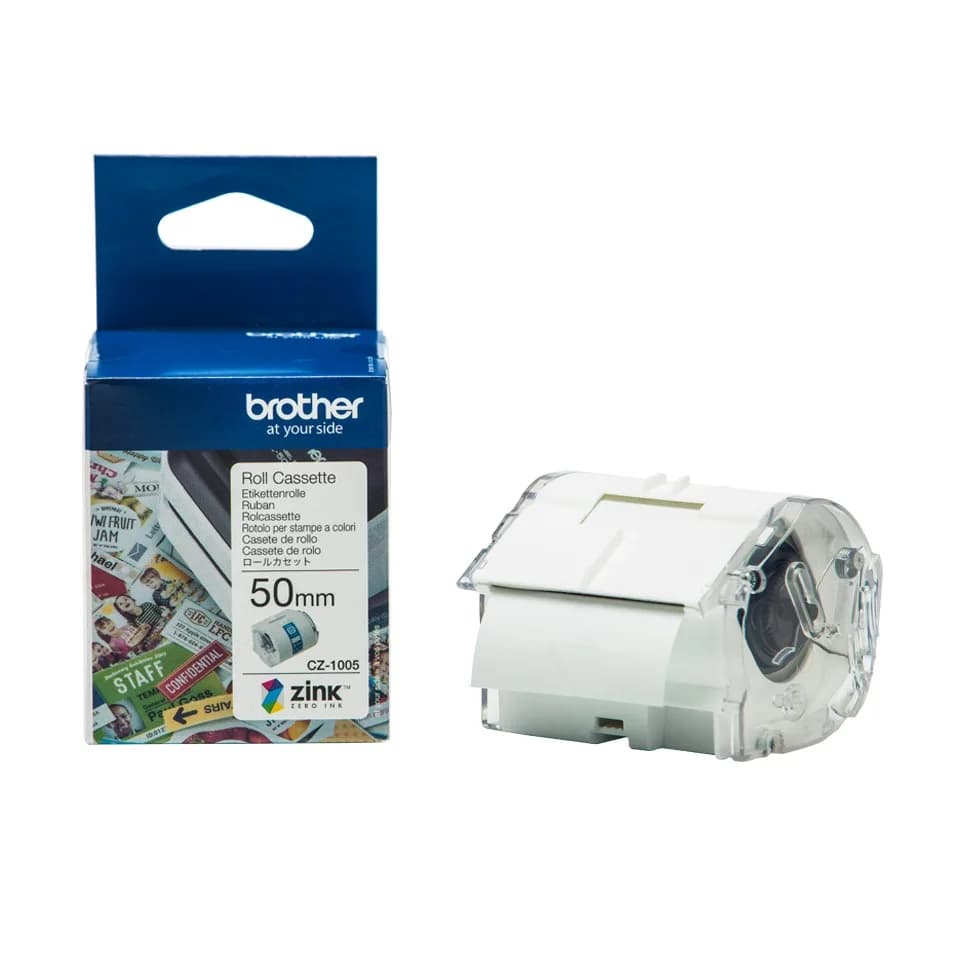 Banda Continua Hartie  Original Brother Color, CZ1005, pentru VC-500W, 50mm x 5m, incl.TV 0 RON, "CZ1005"