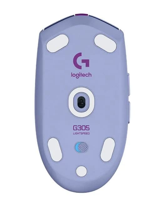 MOUSE LOGITECH, "G3054 Lightspeed", gaming, wireless, 2.4GHz, optic, 12000 dpi, butoane/scroll 6/1, buton selectare viteza, mov, "910-006022" — miniatură