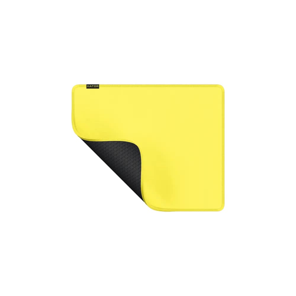 Mousepad Gaming HATOR Tonn EVO M, 360 x 300 mm, Galben — miniatură