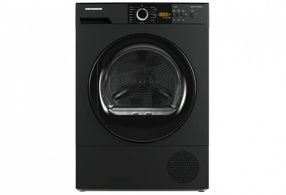 Uscator de rufe HEINNER HHPD-V9T1CHSA++, 9 kg, Clasa: E, Argintiu