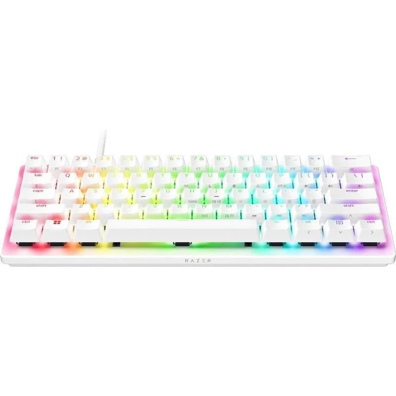 Tastatura Mecanica Gaming Razer Huntsman V3 Pro Mini, RGB, USB, Alb — miniatură