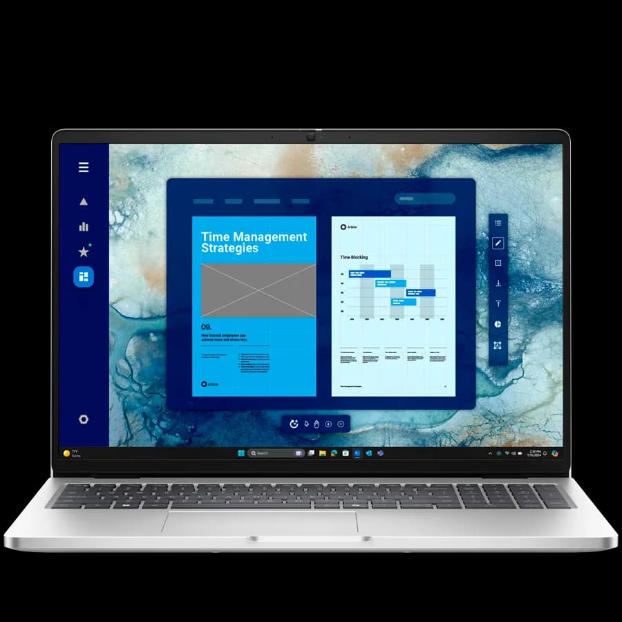 Dell Pro 16,16"FHD+(1920x1200)Intel Core Ultra 7 255U,16GB,512GB SSD,Integrated Intel Graphics,Win11Pro,3Yr "BTO107_PC16250_EMEA_WIN-05" (