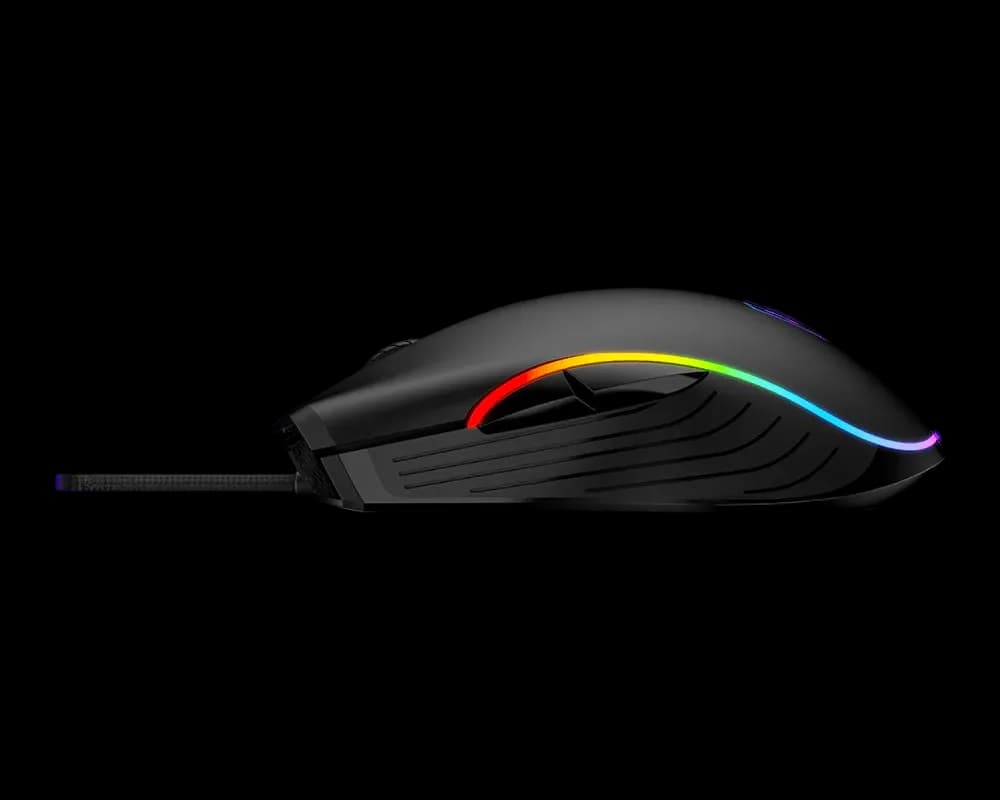 MSI Mouse Gaming FORGE GM300, RGB, 7200 DPI, USB 2.0, Negru "FORGE GM300" — miniatură