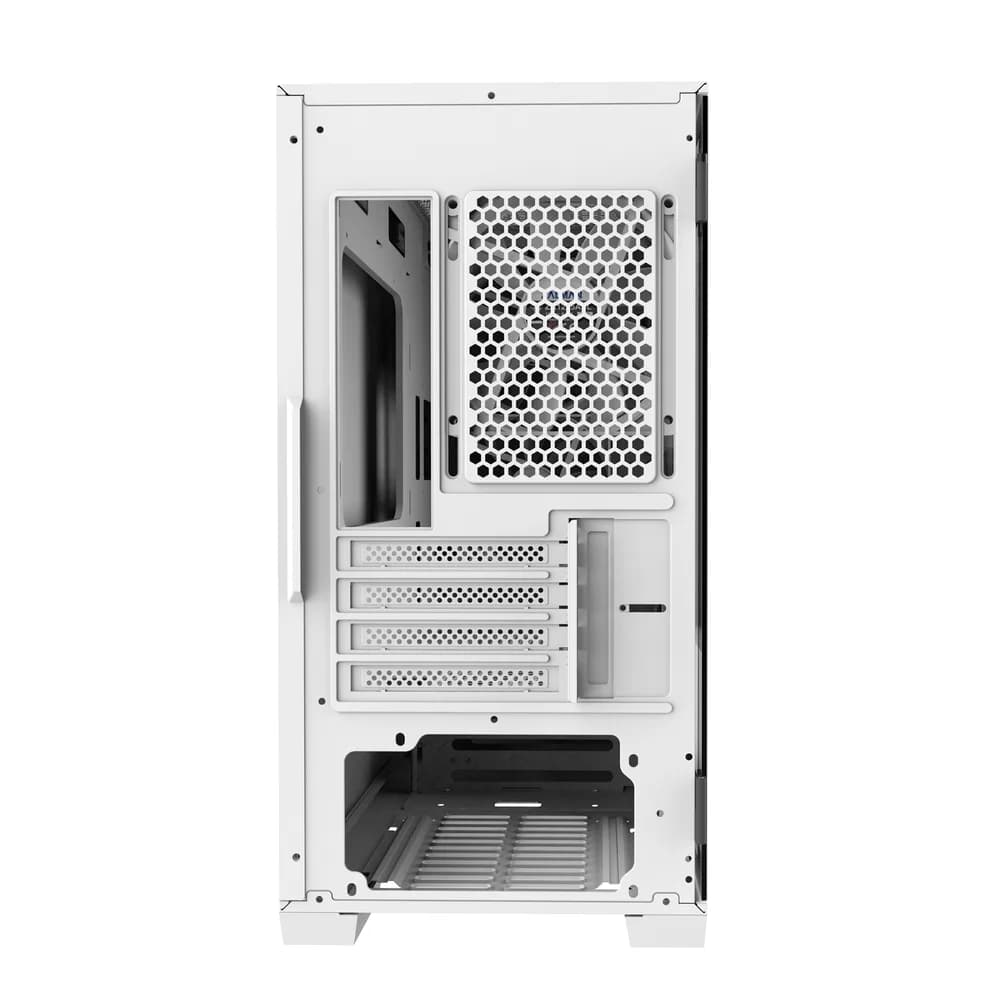 CARCASA Zalman "Z1 Iceberg", mini tower, fara sursa, suporta 5xfan, 3xfan inclus, USB 3.1 gen1 x 2, USB 2.0 x 1, audio+mic, 4 sloturi expansiune, alb, "Z1 Iceberg White" — miniatură