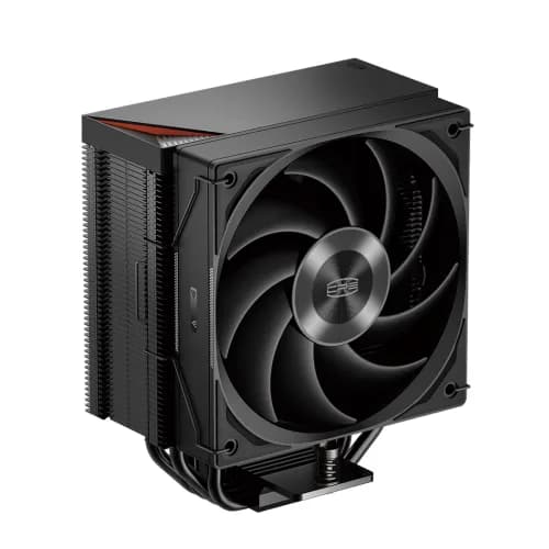 COOLER PCCooler "RZ400 V2" skt. universal, racire cu aer, vent. 120mm, 500 - 2200 RPM, 4 heatpipes, inaltime 155mm,"RZ400 V2 BK" — miniatură