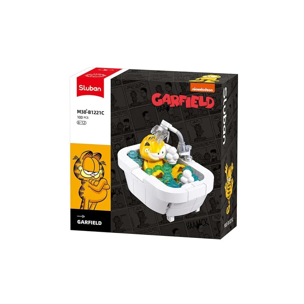 Set de constructie, 6 modele/display, Garfield - Sluban — miniatură